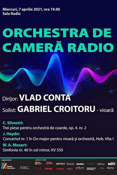 LIVE de la SALA RADIO:  concert Silvestri/Haydn/Mozart
